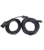 PremiumCord USB 2.0 repeater a prodlužovací kabel A/M-A/F 20m