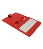AIREN AiTab Leather Case 2 with USB Keyboard 8" RED (CZ/SK/DE/UK/US.. layout)