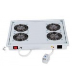 Vent.j. horní(spodní) 4x ventilátor 220V/92W šedá