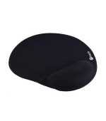 C-TECH podložka pod myš gelová MPG-03, černá, 240x220mm
