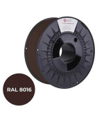 C-TECH tisková struna PREMIUM LINE ( filament ) , PETG, mahagonová hnědá, RAL8016, 1,75mm, 1kg