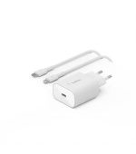 Belkin BOOST CHARGE™ 25W USB-C Power Delivery PPS nástěnná nabíječka + 1m USB-C na lightning kabel, bílá
