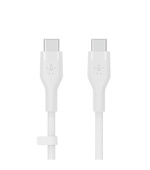 Belkin BOOST CHARGE™ USB-C/USB-C kabel, 2m, bílý - Flex