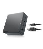 Lenovo adaptér CONS 130W "GO" Multi-Port Charger, 3x USB-C, 1x USB-A