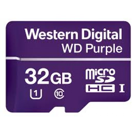 WD Purple microSDHC 32GB 100MB/s U1