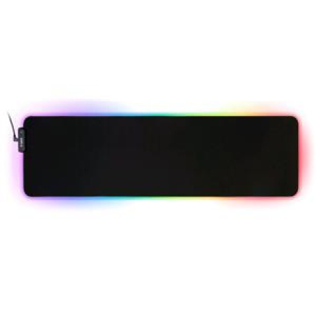 C-TECH Herní podložka pod myš ANTHEA LED XL (GMP-08XL), pro gaming, 7 barev podsvícení, USB
