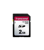 Transcend 2GB SD220I MLC průmyslová paměťová karta (SLC mode), 22MB/s R,20MB/s W, černá