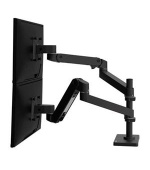 ERGOTRON LX Pro Dual Stacking Arm, stolní dvouramenný držák pro 2 monitry, černá