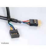 AKASA - USB kabel - 40 cm - prodlužovací interní
