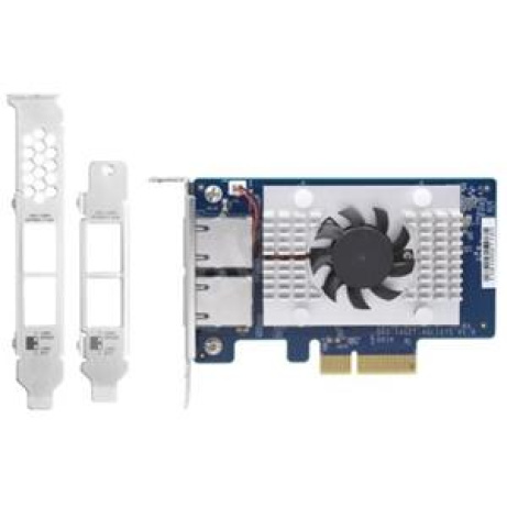 QNAP QXG-10G2T-X710 - dvouportová rozšiřující 10GbE (Intel X710) karta pro PC i QNAP NAS
