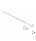 Delock Montážní sverka 4,8 mm s kabelovou upínkou D 150 x Š 2,5 mm bílá