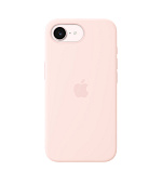 iPhone 17e Silicone Case with MagSafe – Soft Pink