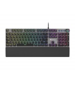 Genesis herní mechanická klávesnice THOR 380/RGB/Outemu Blue/Drátová USB/US layout/Černá