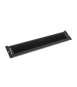19" VOLNĚ STOJÍCÍ (FF01 S LCD PANELEM) KABELOVÝ VSTUP KARTÁČOVÝ PANEL ČERNÝ LANBERG AK-1106-B