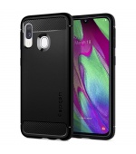 Ochranný kryt Spigen Rugged Armor pro Samsung Galaxy A40 černý