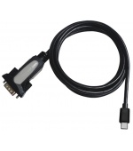 PremiumCord Převodník USB3.1 na RS232  1,8m (USB-C konektor)