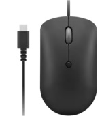 Lenovo 400/Cestovní/Optická/2 400 DPI/Drátové USB-C/Černá
