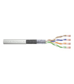 Digitus Kabel CAT 5e SF-UTP,  délka 100 m, papírová krabička, AWG 26/7, PVC, simplex, barva šedá