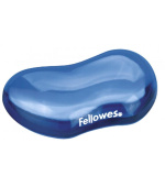 Fellowes podložka pod zápěstí CRYSTAL gelová modrá