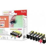 PEACH kompatibilní cartridge Canon PGI-550/CLI-551 MultiPack Plus, 2xbk, pbk, c, m, y, 2x23ml, 4x13ml