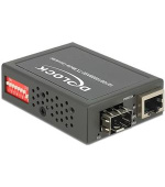 Delock Media konvertor 10/100/1000Base-T to SFP, kompaktní