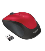 Logitech myš Wireless Mouse M235, optická, 3 tlačítka, červená,1000dpi