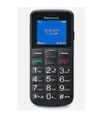 Panasonic KX-TU110EXB mobilní telefon pro seniory - barevný displej, Dual Sim, microSD, černý
