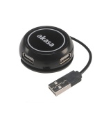 AKASA USB hub 2.0 Connect4C 4-IN-1