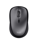 TRUST YVI+/Kancelářská/Optická/Pro praváky/1 600 DPI/Bezdrátová USB/Černá