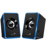 Genius repro SP-U125, přenosné Reproduktory, 2.0, 3W, USB napájení, 3,5mm jack, modro-černé