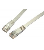 SOLARIX patch kabel plochý CAT5E UTP LSOH 0,5m šedý