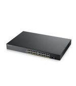 Zyxel GS1900-24HP v2, 24-port GbE L2 PoE Smart Switch, rackmount, 170 Watt