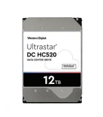 WD Ultrastar® HDD 12TB (HUH721212ALE604) DC HC520 3.5in 26.1MM 256MB 7200RPM SATA 512E SE (GOLD WD121KRYZ)