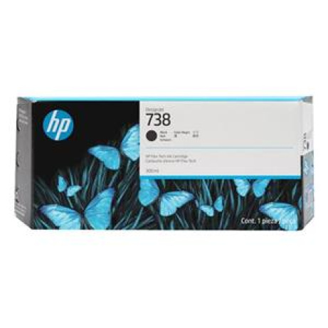 HP Ink Cartridge 738/Black/300 ml