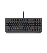 Herní klávesnice Genesis THOR 230/TKL/RGB/Outemu Red/Drátové USB-A/CZ-SK layout/Černá