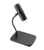 W-Star Digitální WiFi mikroskop WSF210, FHD 1000x, přísvit stojan černá Android, Win, Mac