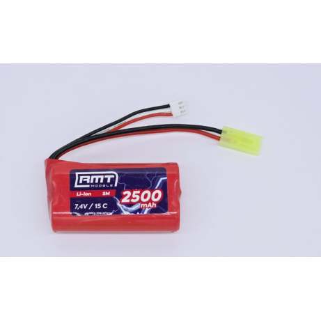7,4V 2500mAh konektor mini Tamiya samec