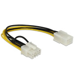 Delock Power Cable PCI Express 6 pin female > 8 pin male