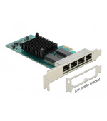 Delock PCI Express karta na 4 x Gigabit LAN