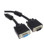PremiumCord Kabel prodlužovací HQ(Coax) 2x ferrit, SVGA, DDC2, 3xCoax+8žil, 5m
