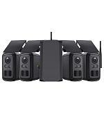 Set solárních kamer Viking HUB S04/8000 mAh/ mobilní aplikace/ outdoor