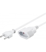 PremiumCord Kabel síťový prodlužovací dvojvidlice 230V 2m bílý