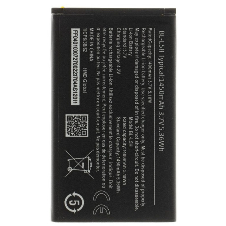 BL-L5H Baterie pro Nokia 1450mAh Li-Ion (OEM)