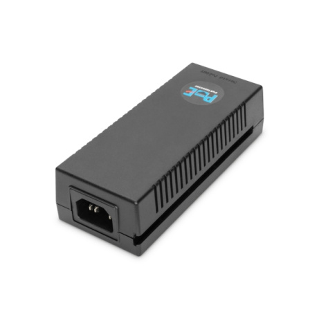 Digitus 10 Gigabit Ethernet PoE + Injector, 802.3at Power Pins: 3/6 (+), 1/2 (-), 30W