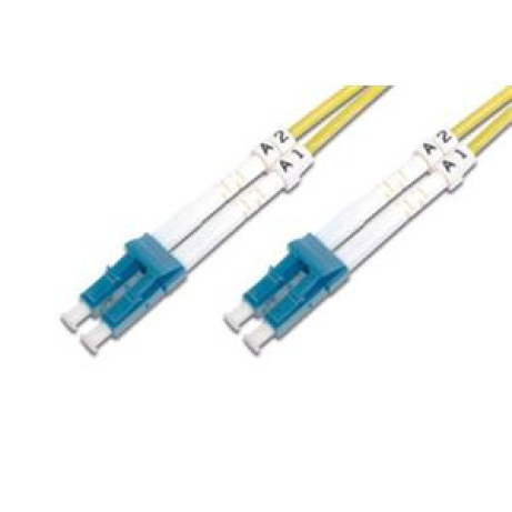 DIGITUS Fiber Optic Patch Cord,, LC (APC) to LC (UPC), Singlemode, OS1, 09/125 µ, Duplex, Length 5m