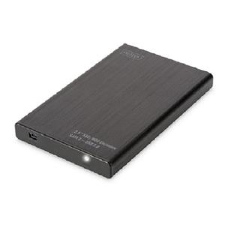 Digitus Externí Hliníkové Pouzdro 2,5 SSD / HDD, SATA III USB 2.0