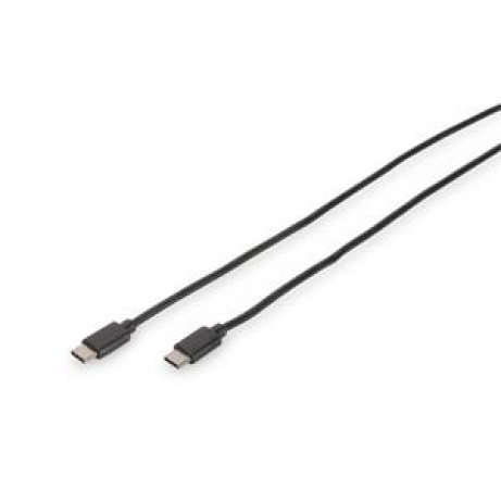 Digitus USB Type-C connection cable, type C to C M/M, 1.0m, High-Speed, bl