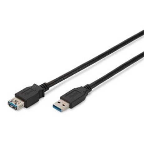 Digitus Prodlužovací kabel USB 3.0, typ A M/F, 1,8 m, kompatibilní s USB 3.0, bl