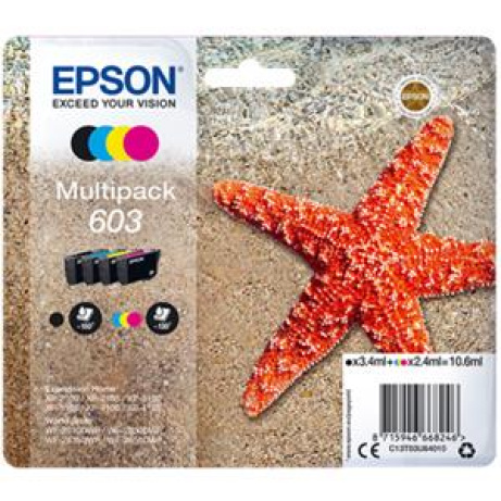 EPSON cartridge T03U640 (black/cyan/magenta/yellow) multipack (hvězdice)