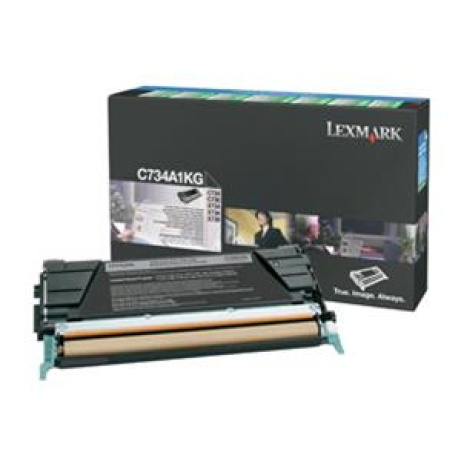 Lexmark C734, C736, X734, X736, X738 Black Return Programme Toner Cartridge  (8K)